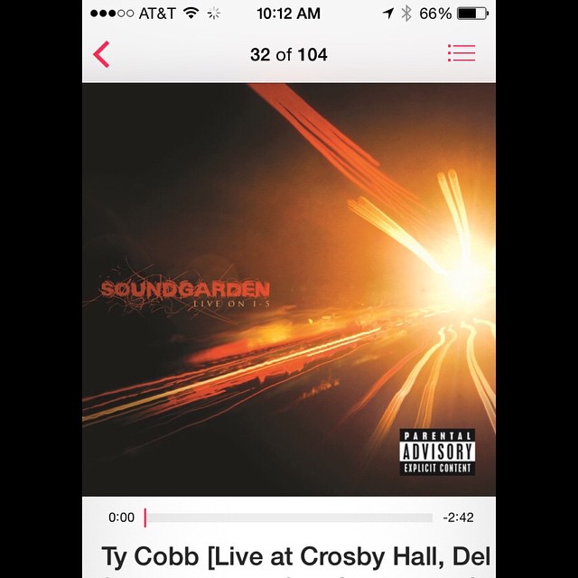 @Soundgarden #TyCobb #LiveOnI5 this band is just awesome lik...